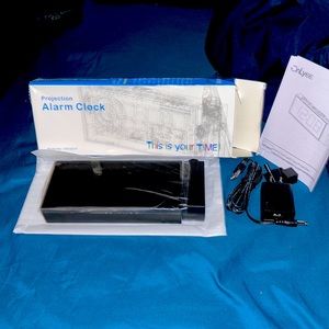 Brand new LED projector alarm clock